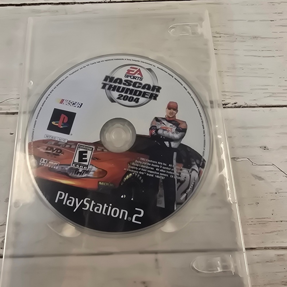 NASCAR Thunder 2004 Sony PlayStation 2 PS2 EA Sports Racing Game Disc Only